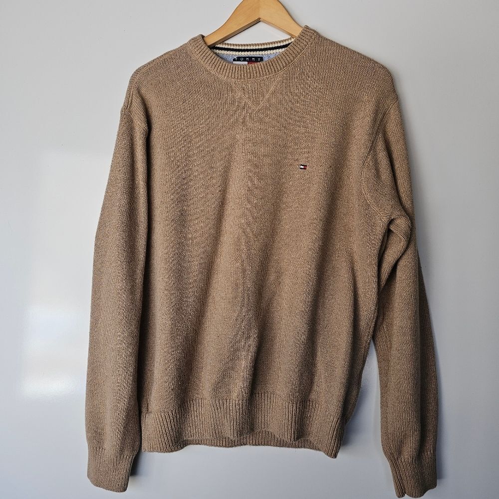 Vintage y2k Tommy Hilfiger Original Knit Men's Cotton Sweater Large